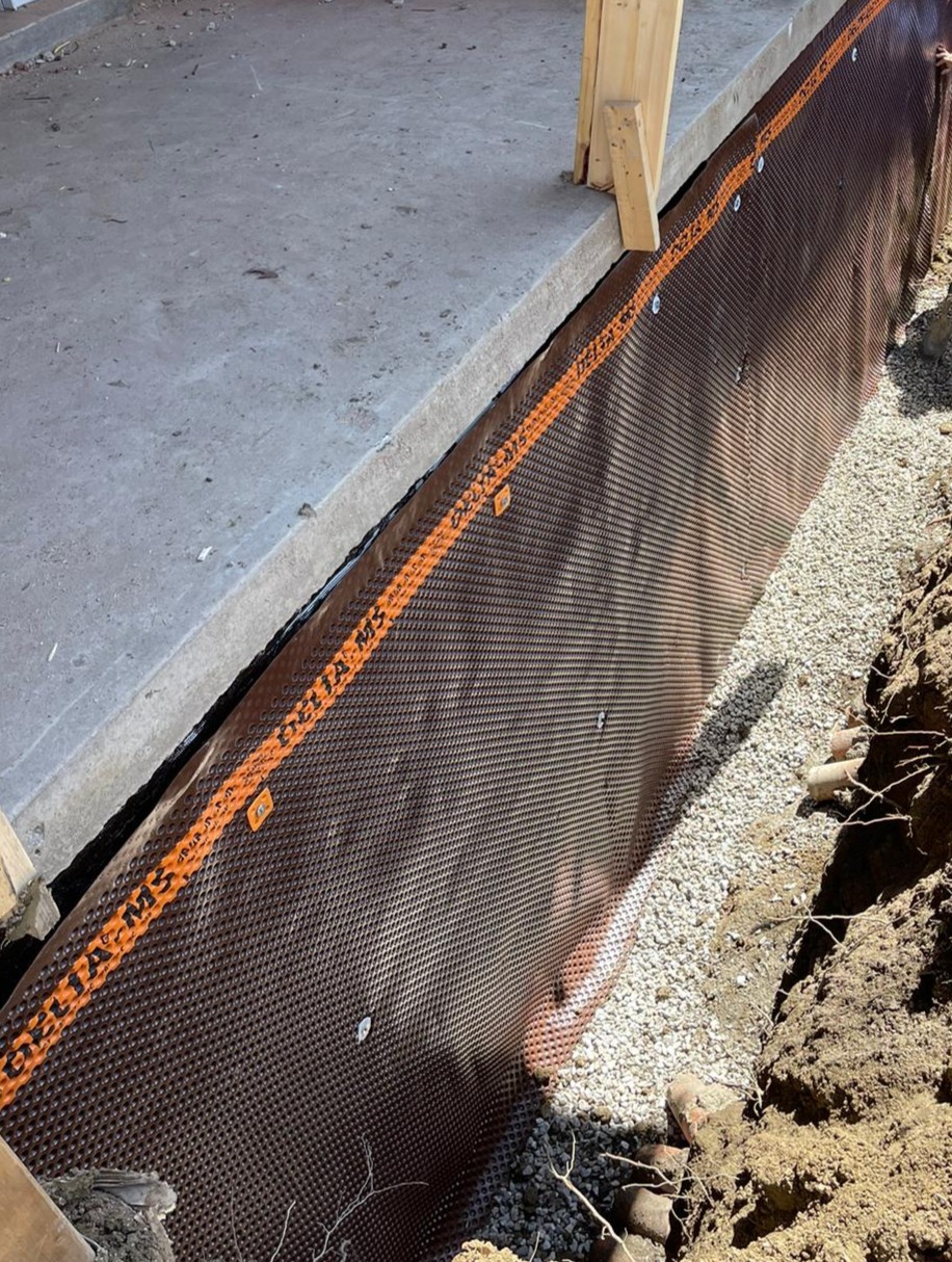Waterproofing project in Etobicoke Toronto