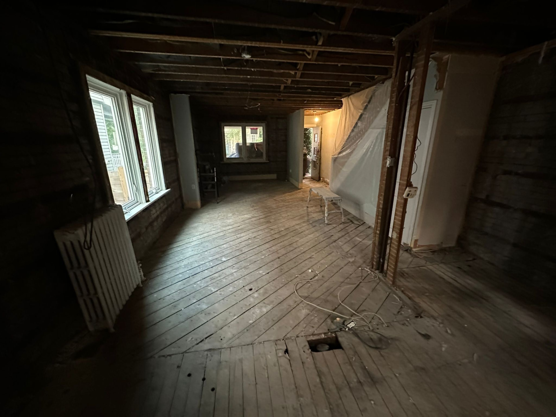 Interior demolition of a Toronto home by Last King Construction