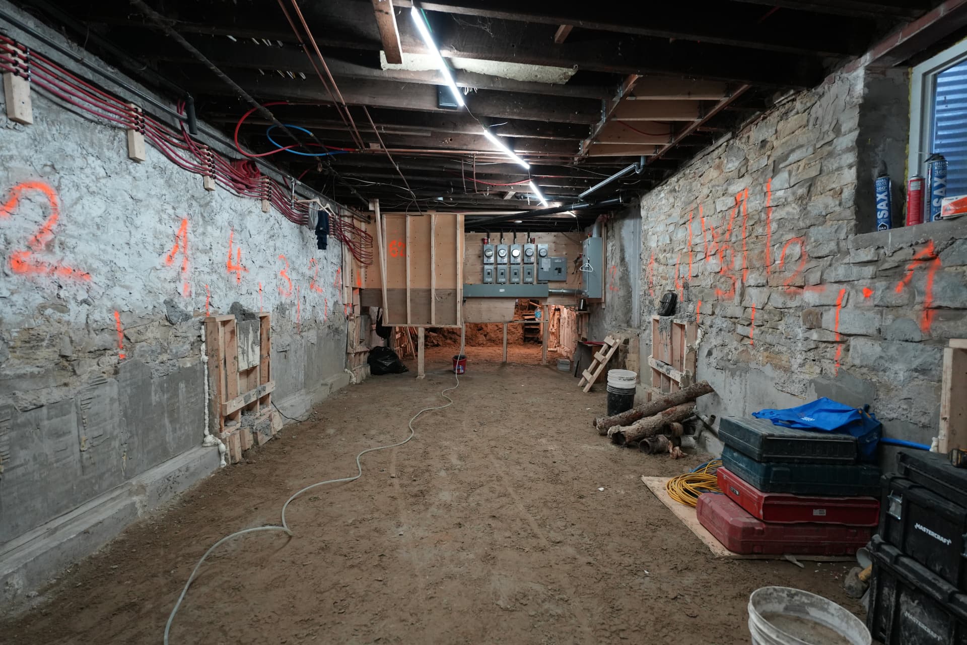 Underpinning project in Etobicoke Toronto